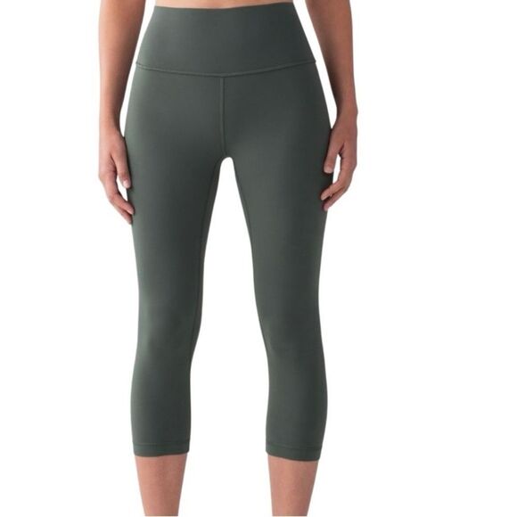 …Lululemon Align Crop (19") Dark Forest - Picture 1 of 12